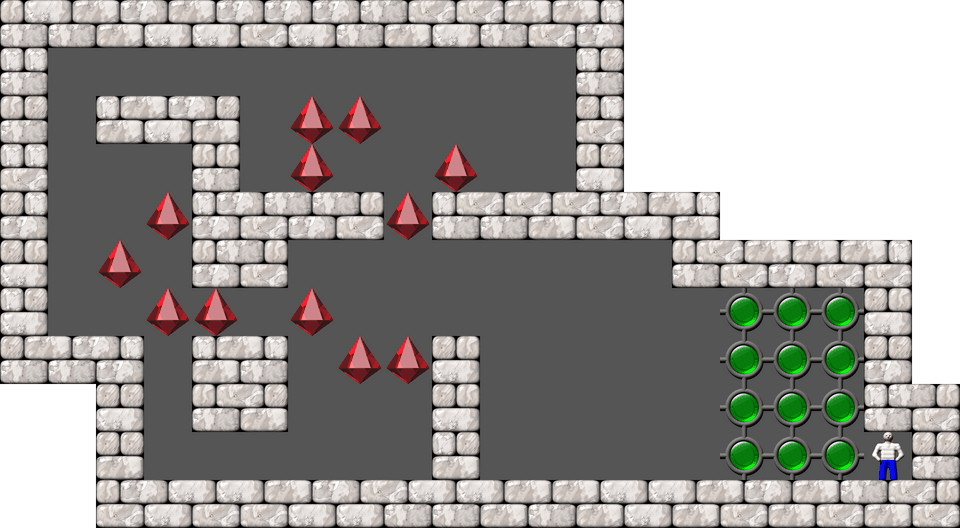 Sokoban Mass Remodel level 1273